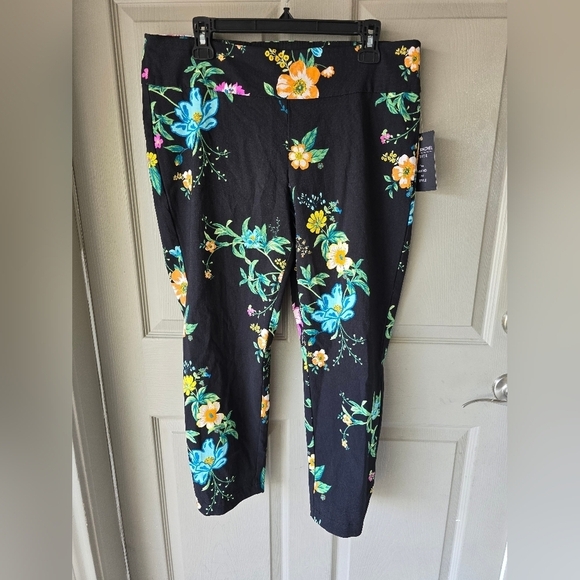 Zac & Rachel Ankle Pants Women Floral Stretch Casual Size 14P Artsy Boho… - Picture 6 of 13